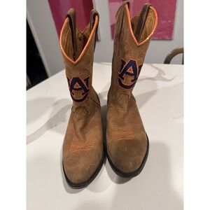 Gameday‎ Auburn Tigers Brown Distressed Cowboy Boots Women's Size 6